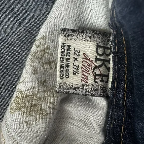 Buckle BKE Jeans Womens 32 Blue Bootcut Wendi Midrise Thick Stitch Casual - Picture 7 of 13